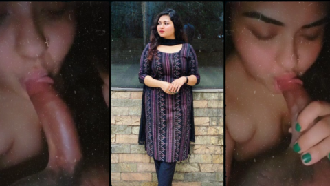 Bangladeshi Sexy Chubby Girl Sucking Dick