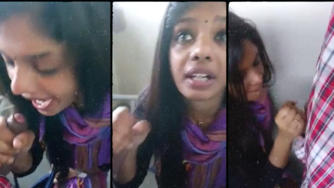 Tulsi Kerala Mallu Girl Blowjob in Public